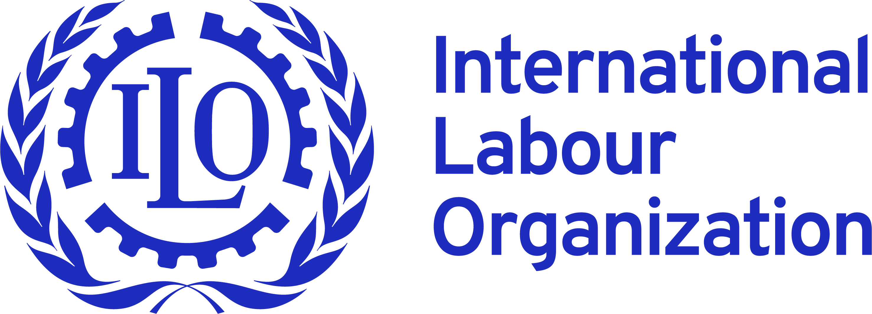 EN ILO Organization Horizontal RGB Blue